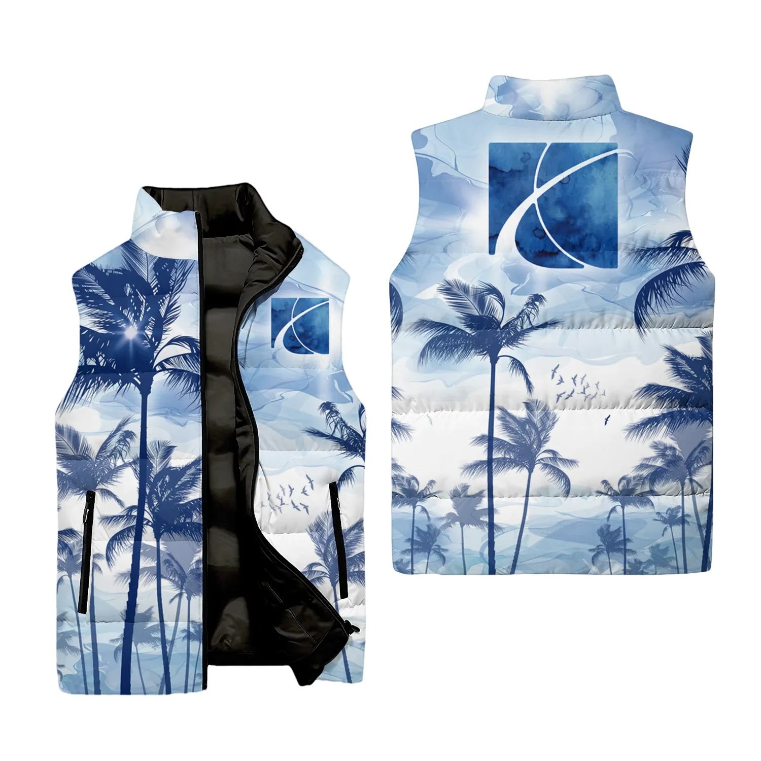 Saturn Sleeveless Puffer Jacket SHW004