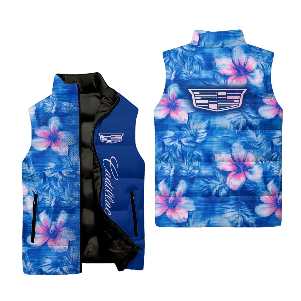 Cadillac Sleeveless Puffer Jacket SHW057