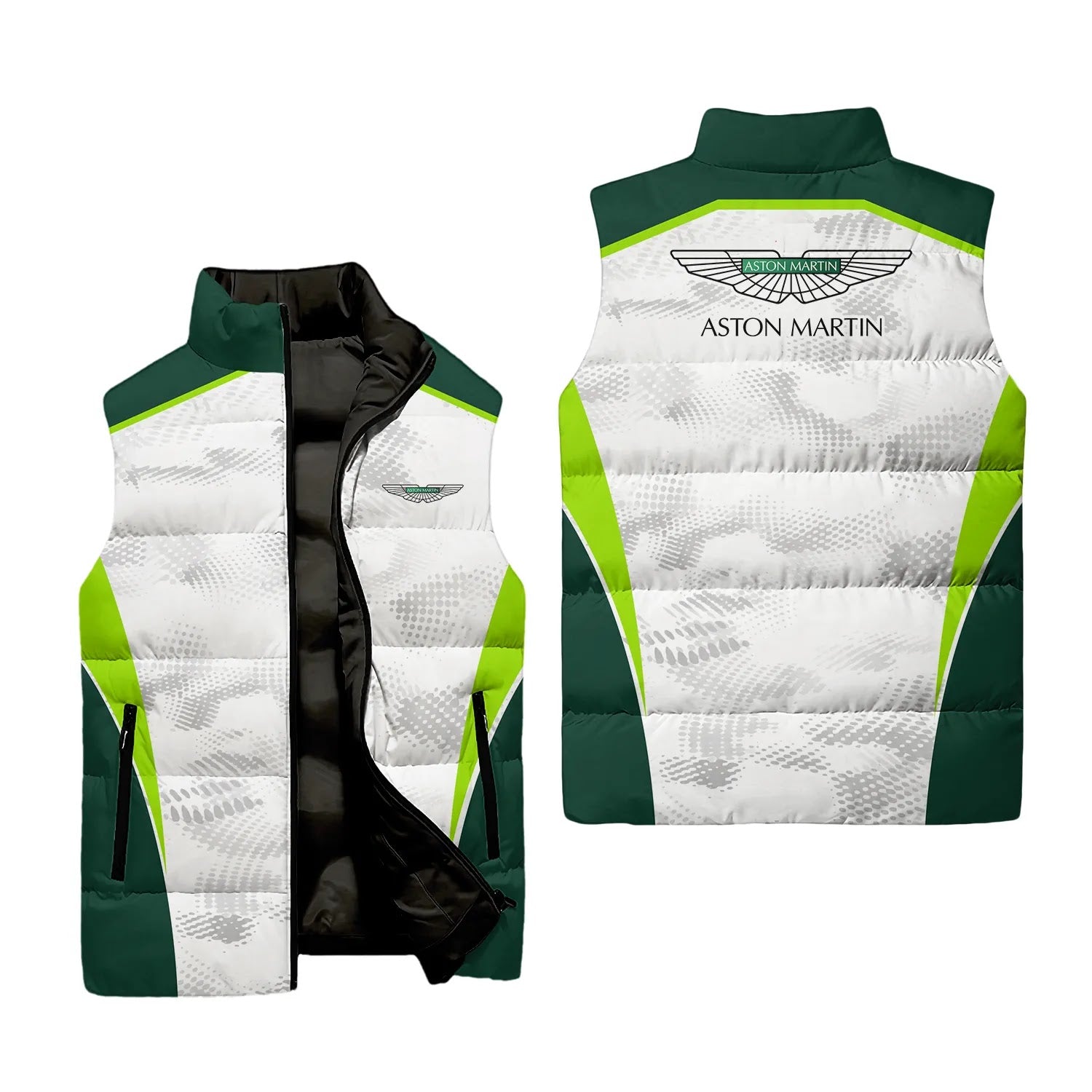 Aston Martin Sleeveless Puffer Jacket SC081