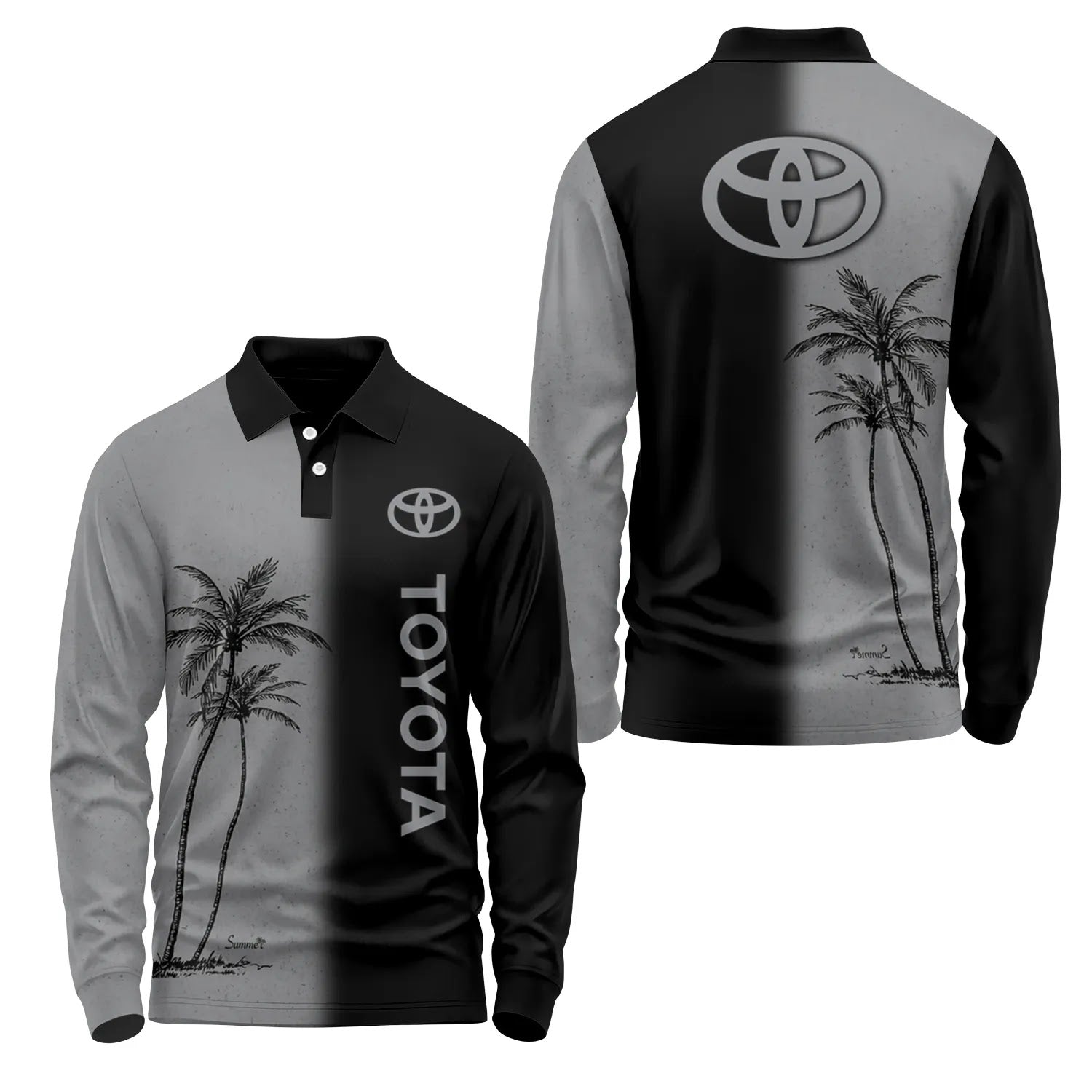 Toyota Long Sleeve Polo SHW037