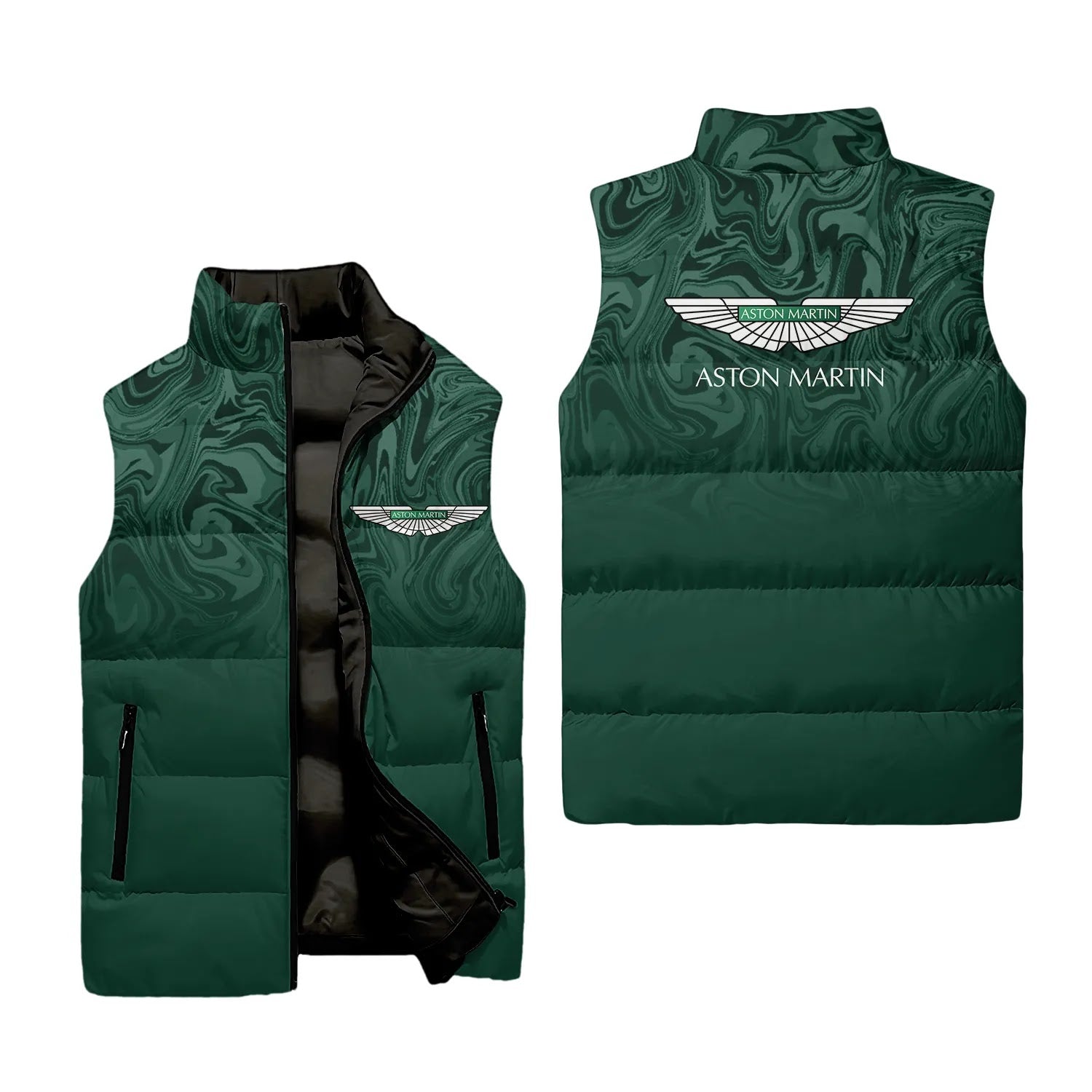 Aston Martin Sleeveless Puffer Jacket SC091