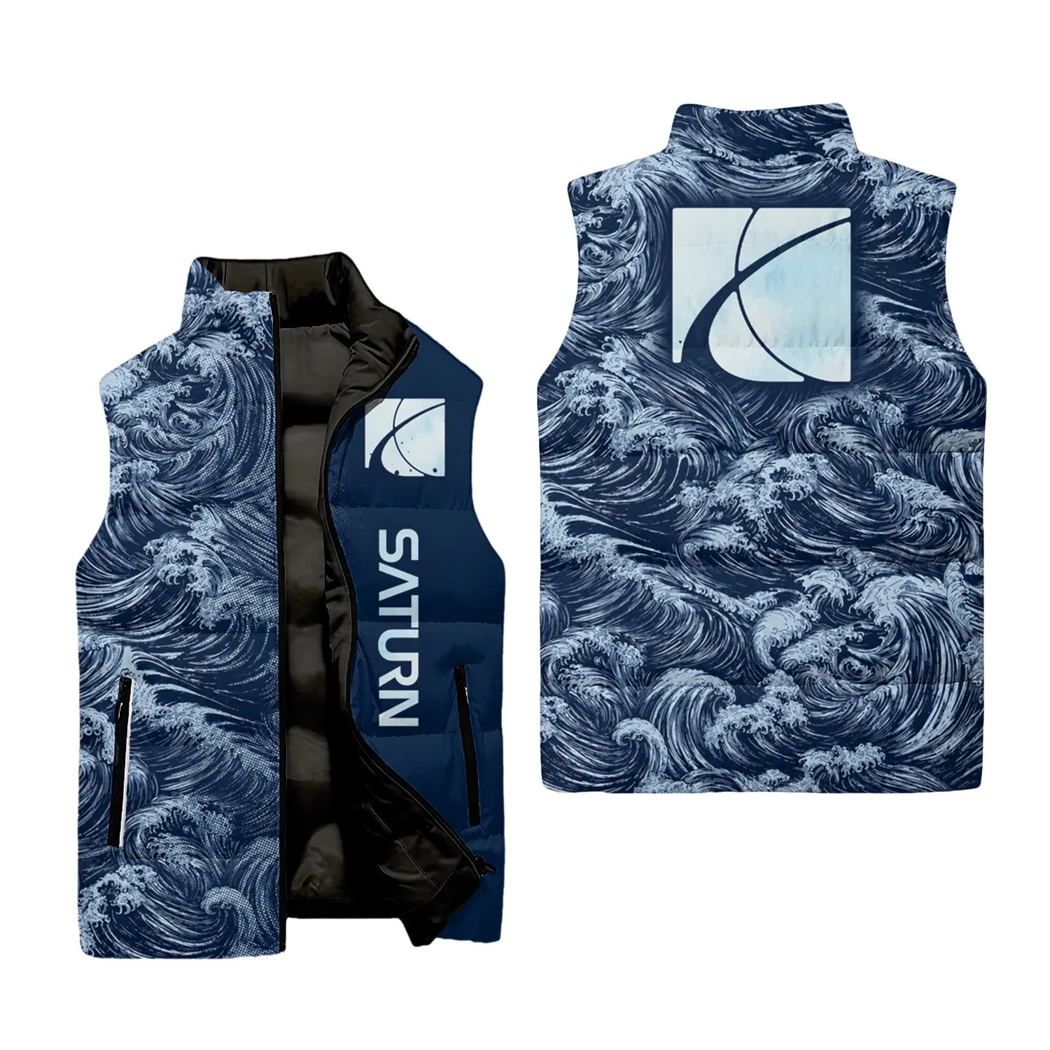 Saturn Sleeveless Puffer Jacket SHW010