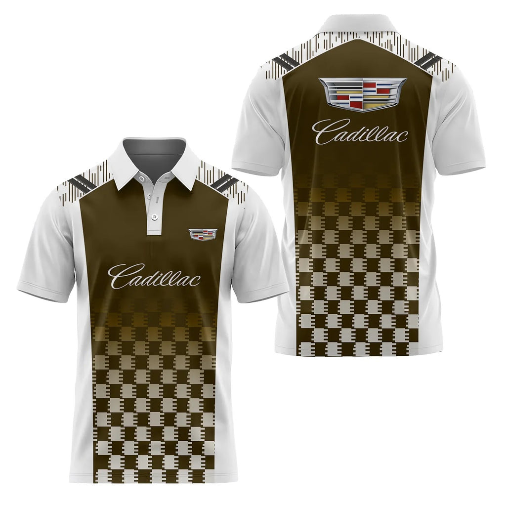 Cadillac Short Sleeve Polo SC063