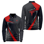 Tesla Long Sleeve Polo SC059