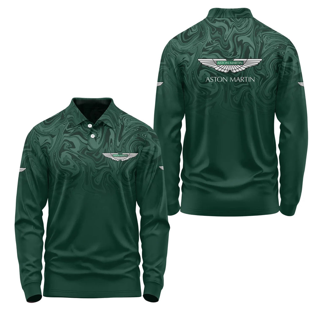 Aston Martin Long Sleeve Polo SC091