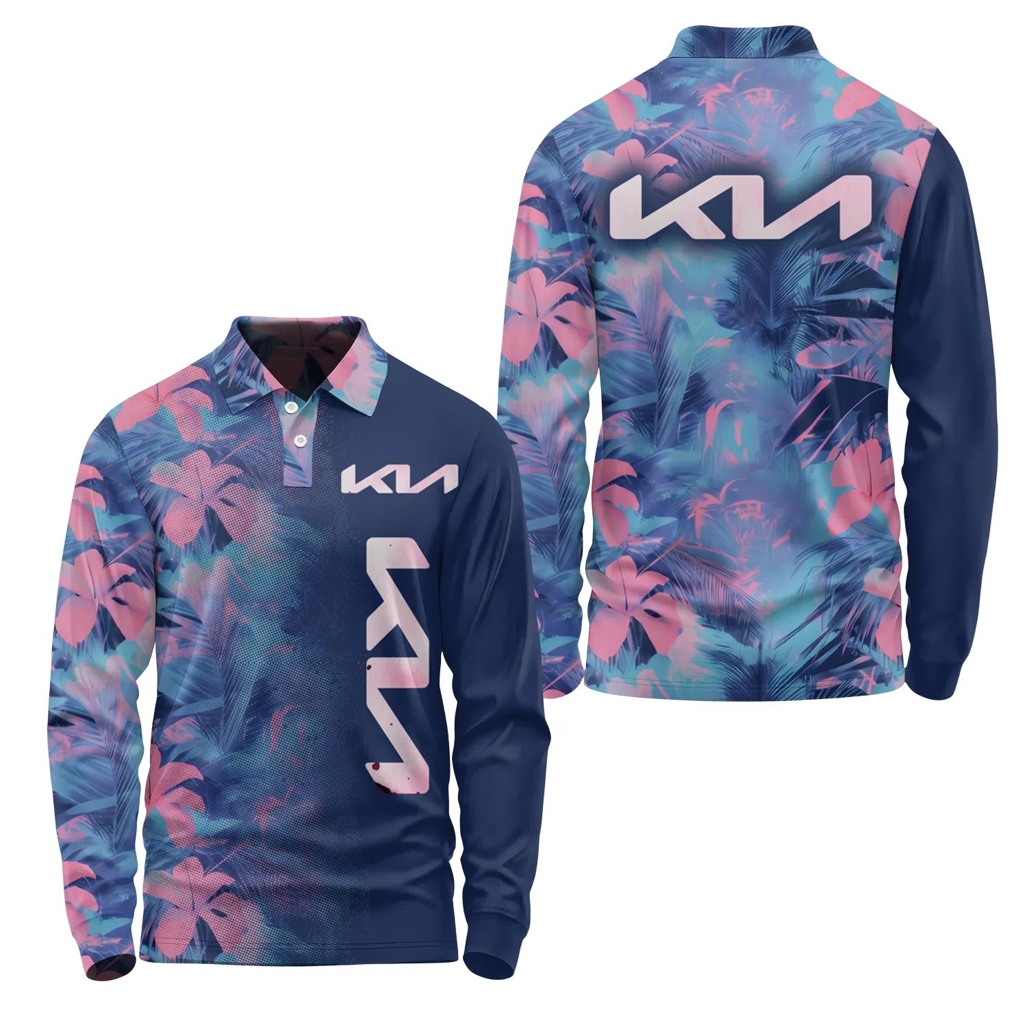 Kia Long Sleeve Polo SHW054