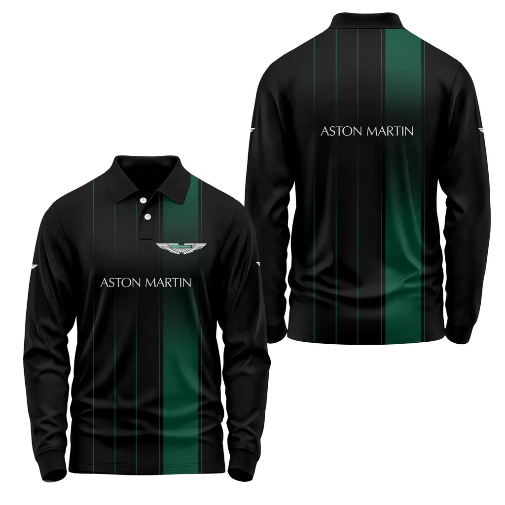 Aston Martin Long Sleeve Polo SC068