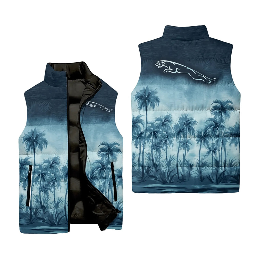 Jaguar Sleeveless Puffer Jacket SHW021