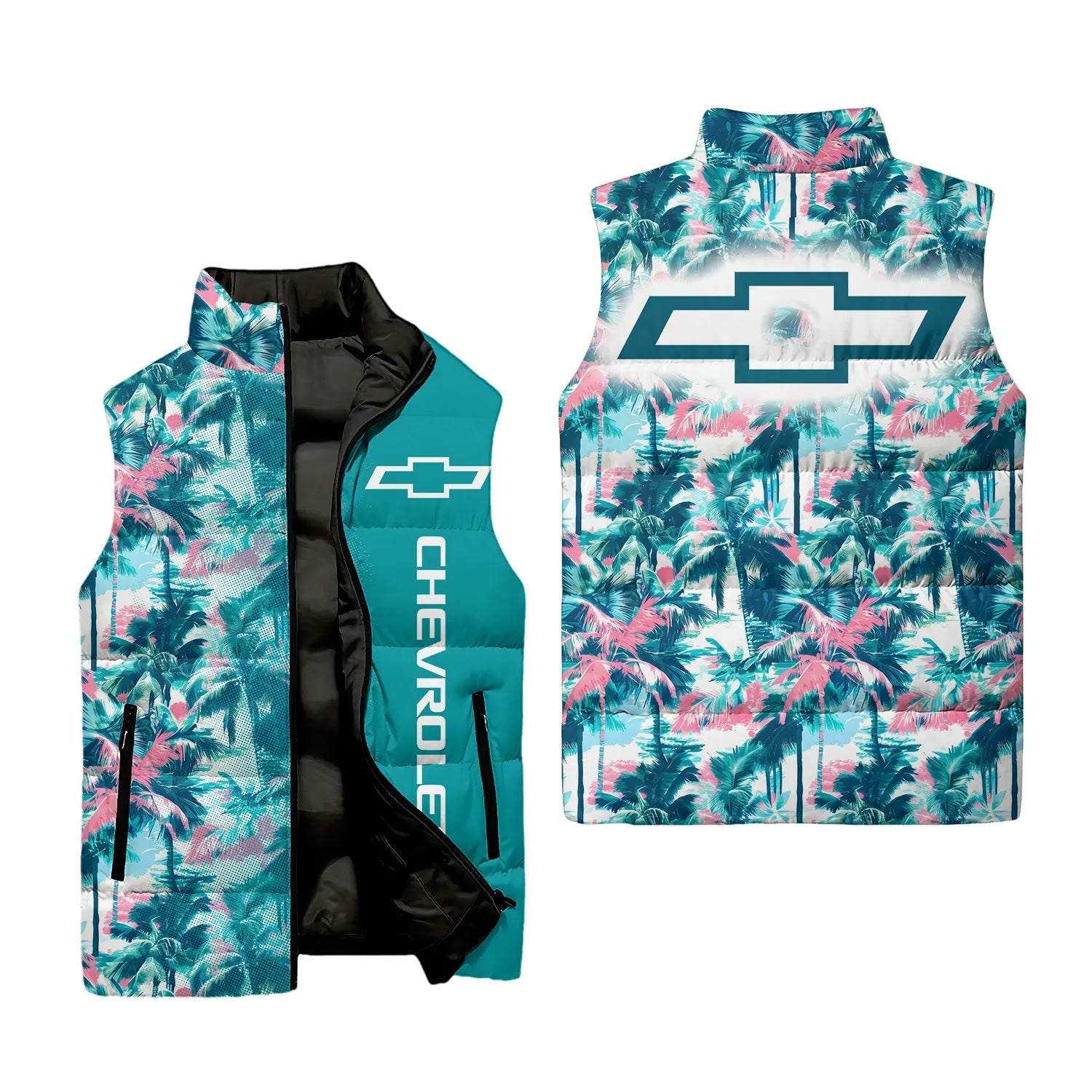 Chevrolet Sleeveless Puffer Jacket SHW061