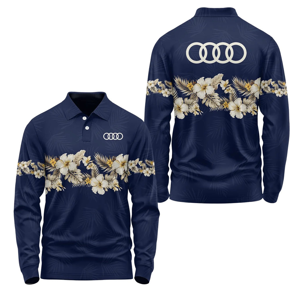 Audi Long Sleeve Polo SHW047