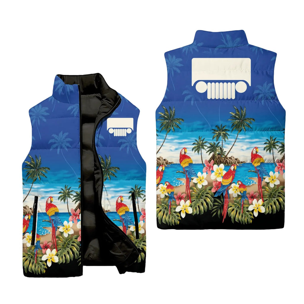 Jeep Sleeveless Puffer Jacket SHW005