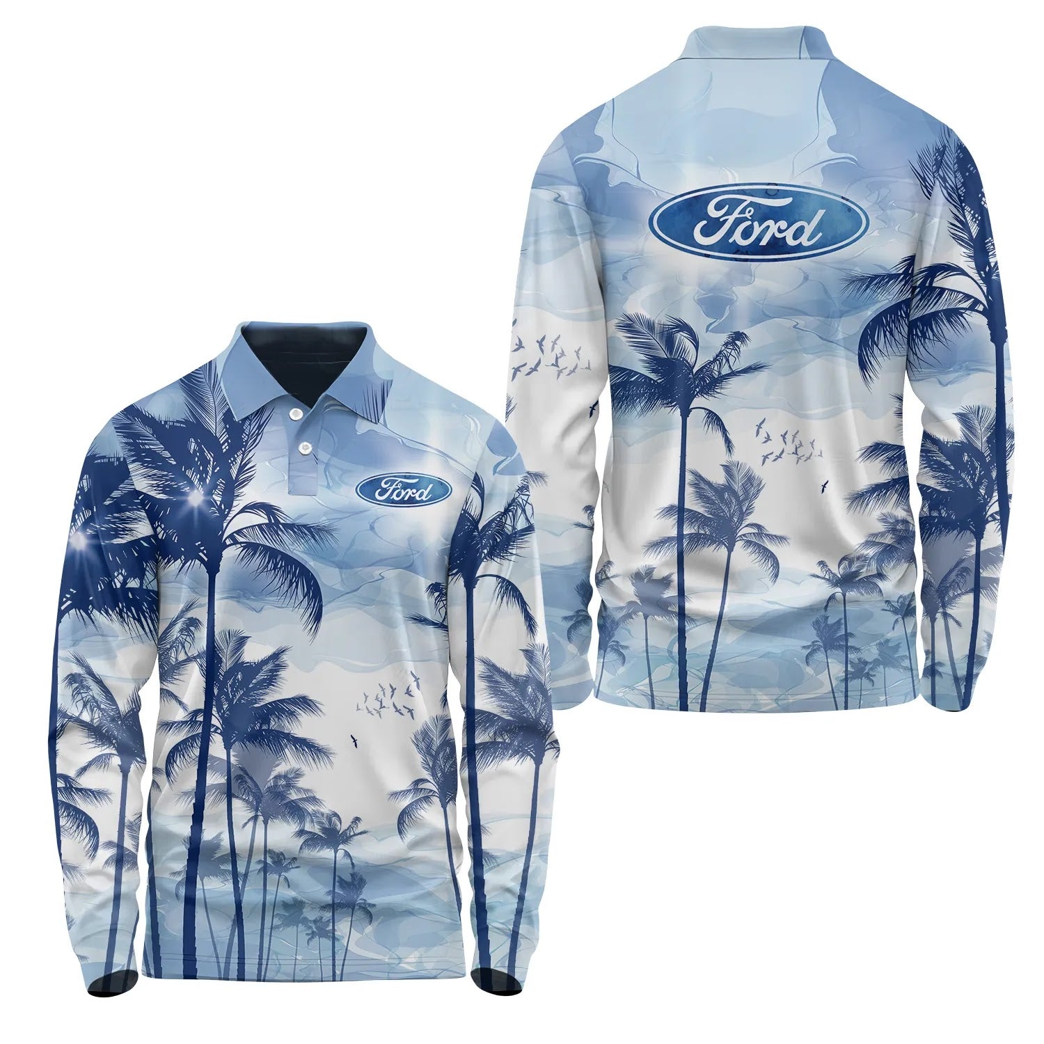 Ford Long Sleeve Polo SHW004