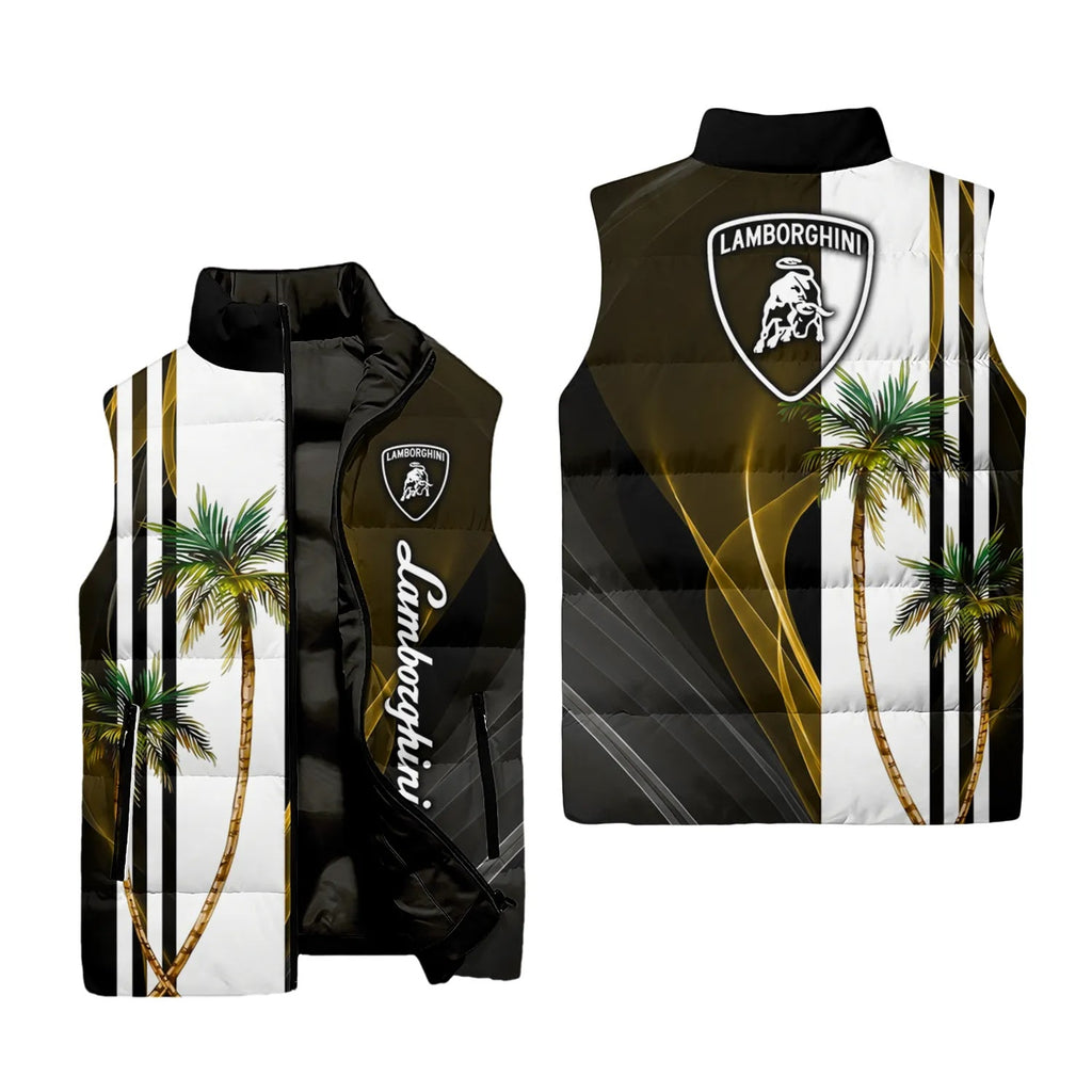 Lamborghini Sleeveless Puffer Jacket SHW036