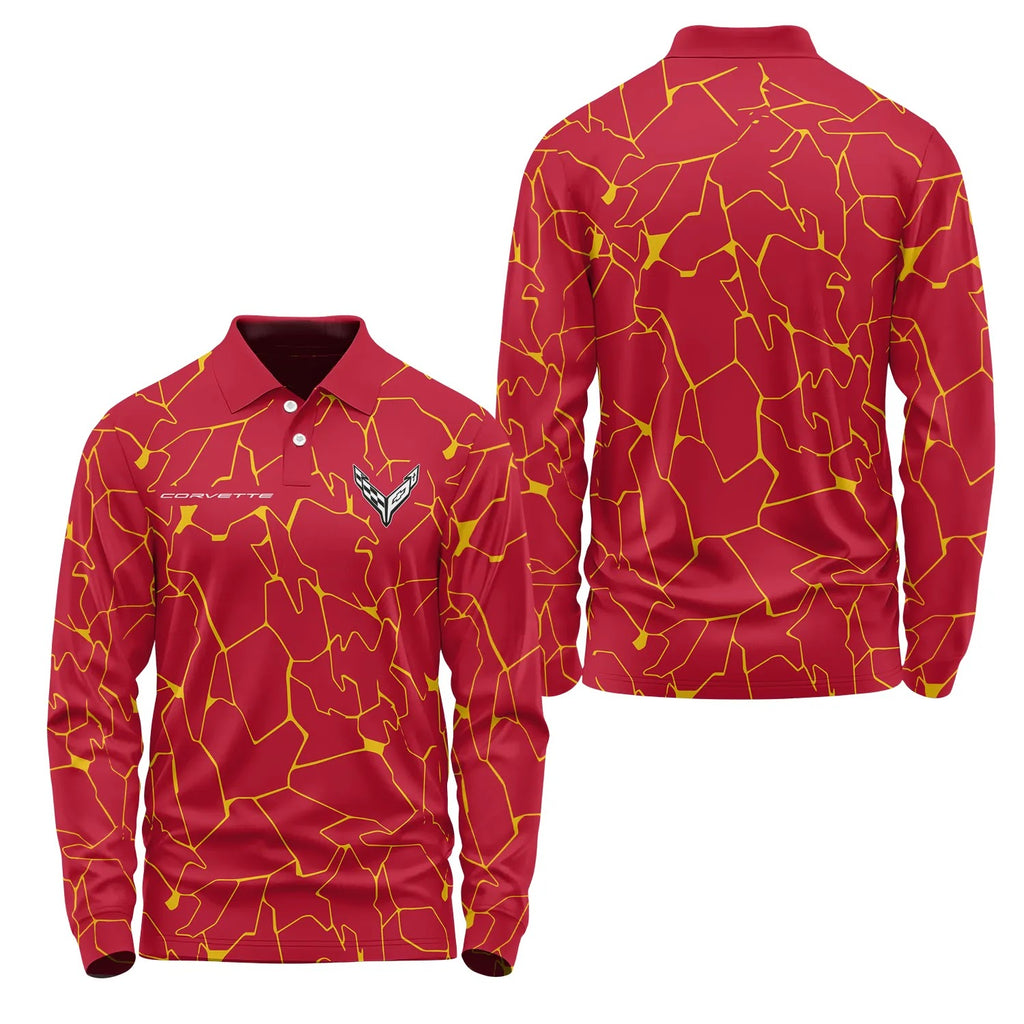 Corvette Long Sleeve Polo SC103