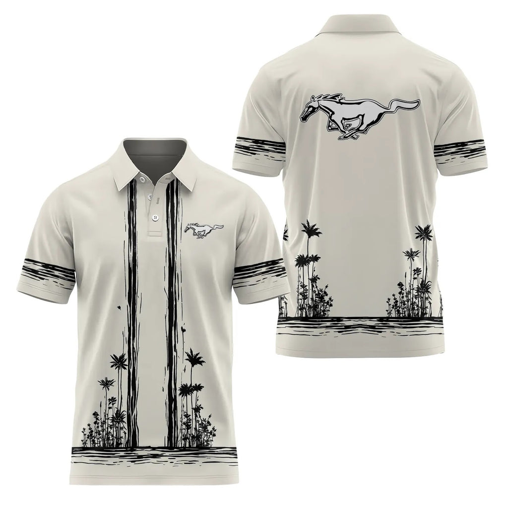 Ford Mustang Short Sleeve Polo SHW043