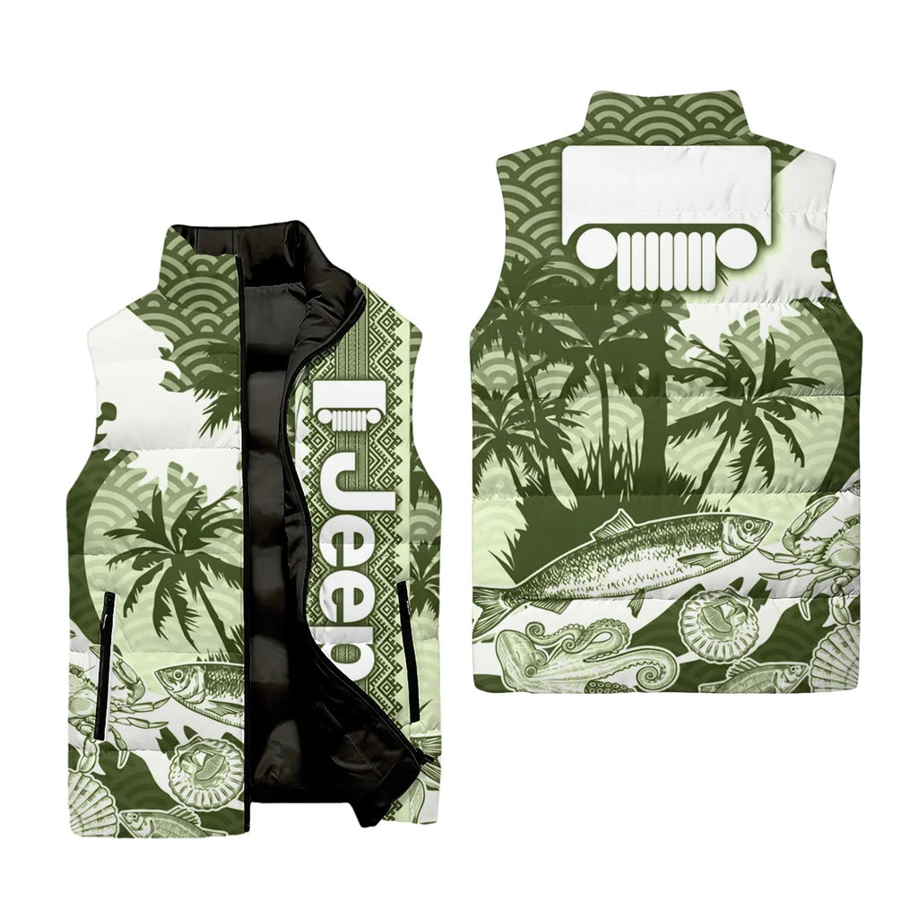 Jeep Sleeveless Puffer Jacket SHW038