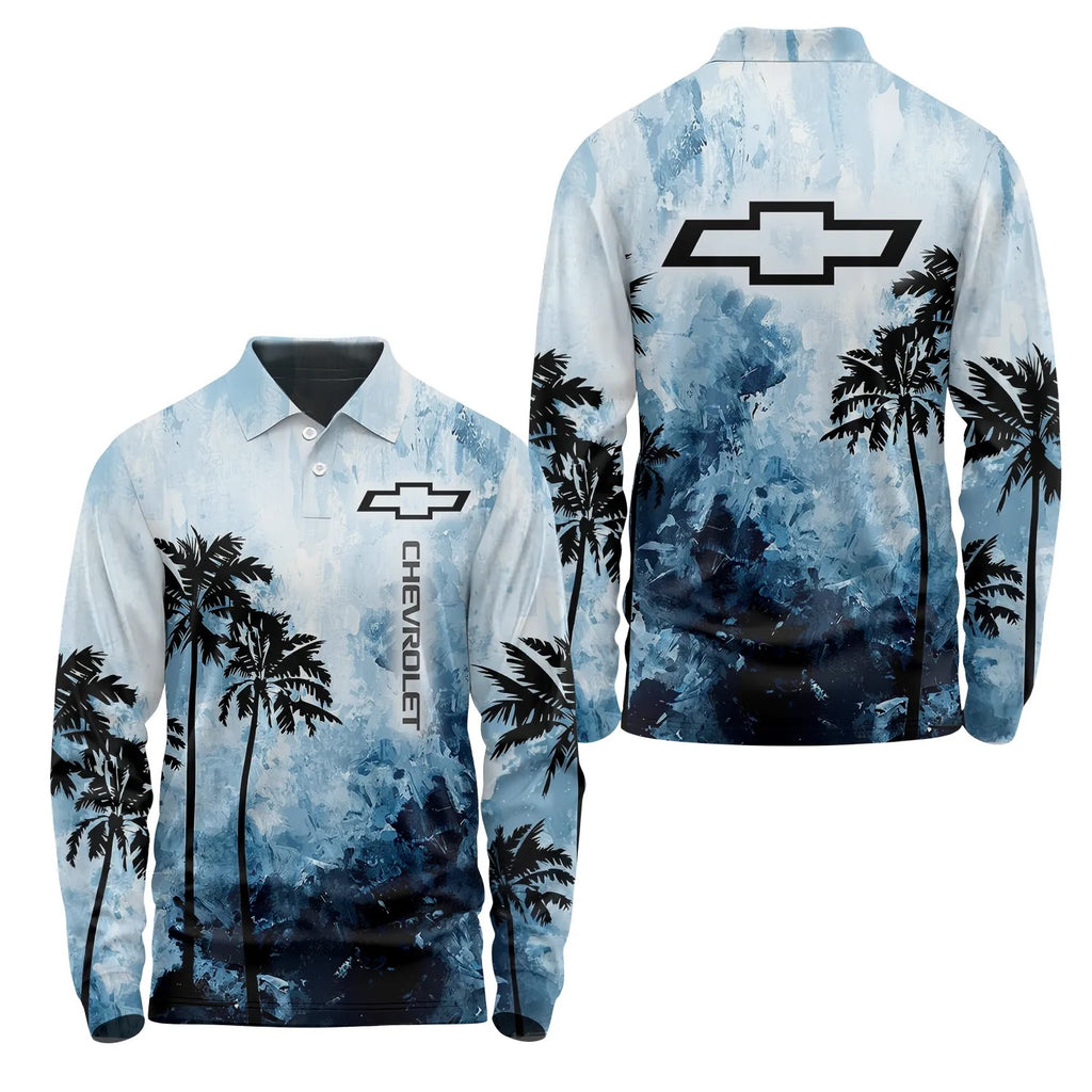 Chevrolet Long Sleeve Polo SHW034