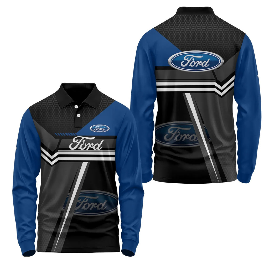 Ford Long Sleeve Polo SC071
