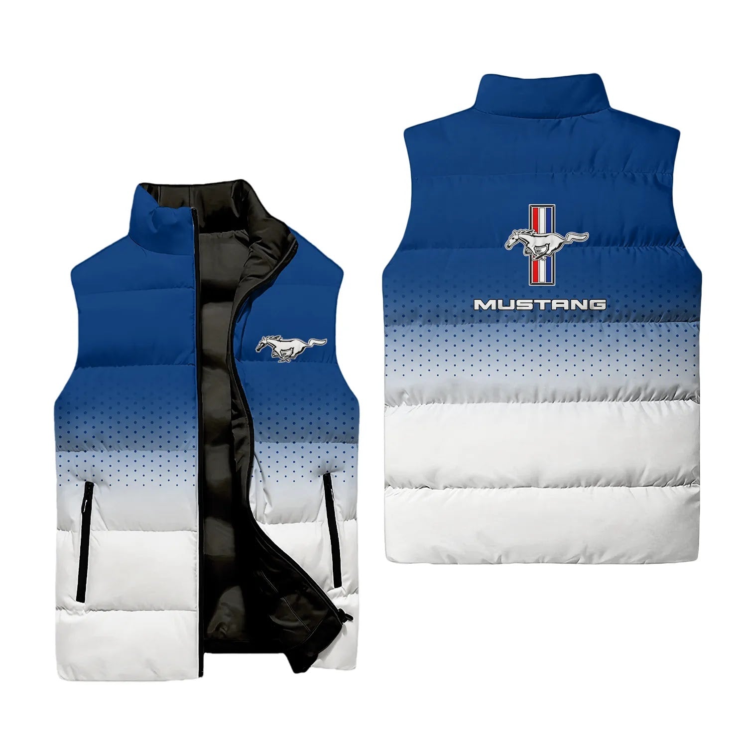 Ford Mustang Sleeveless Puffer Jacket SC094