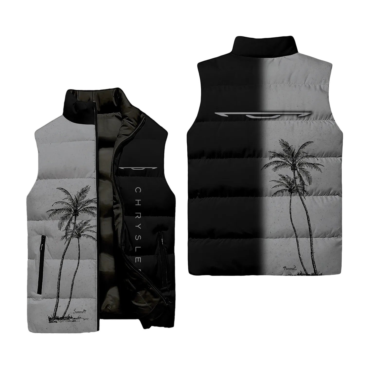 Chrysler Sleeveless Puffer Jacket SHW037