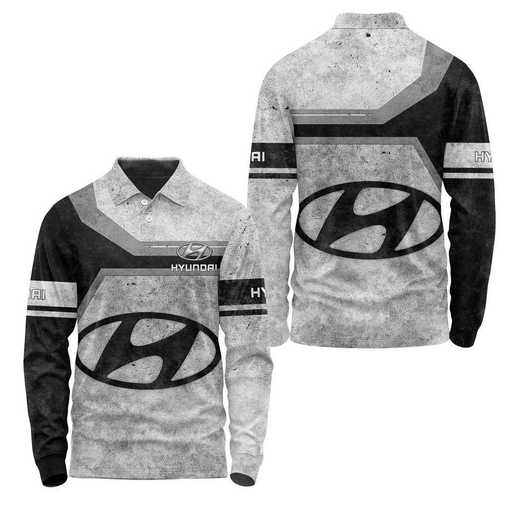 Hyundai Long Sleeve Polo SC086