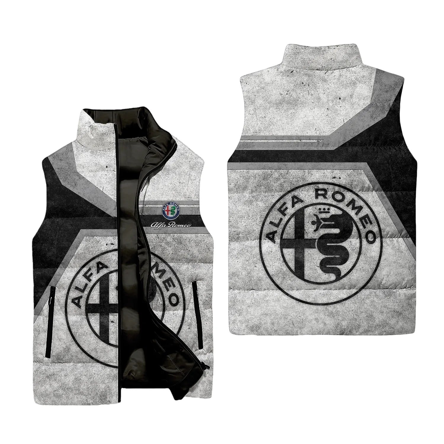 Alfa Romeo Sleeveless Puffer Jacket SC086