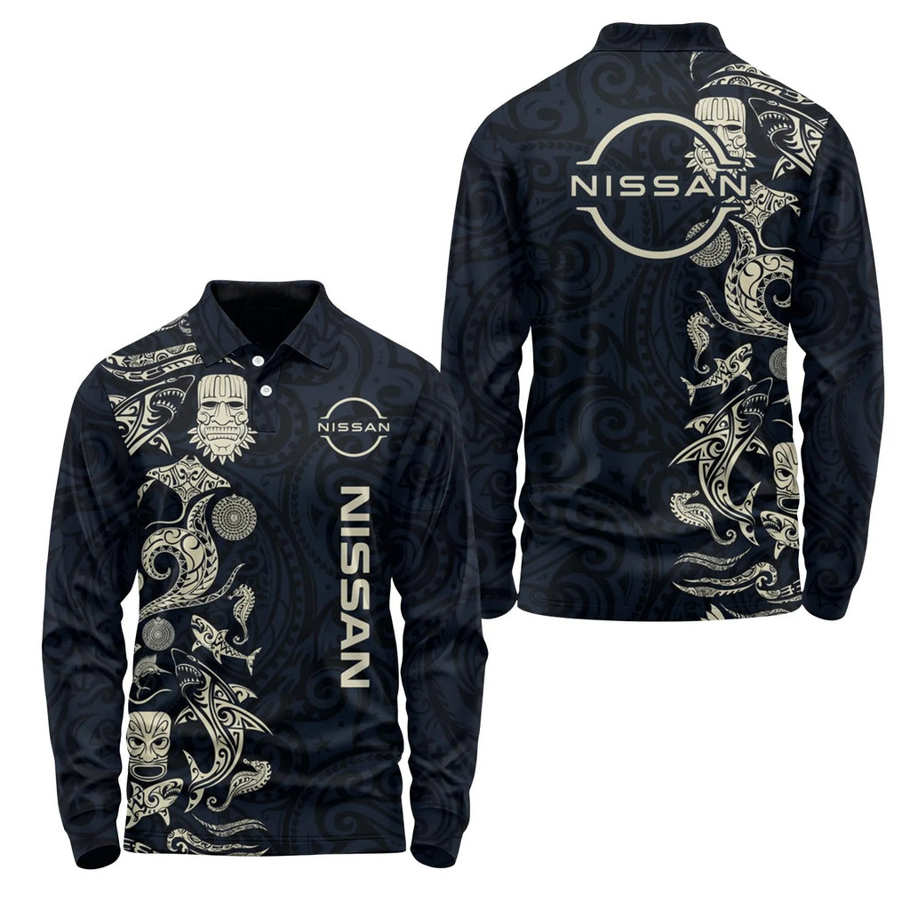 Nissan Long Sleeve Polo SHW033