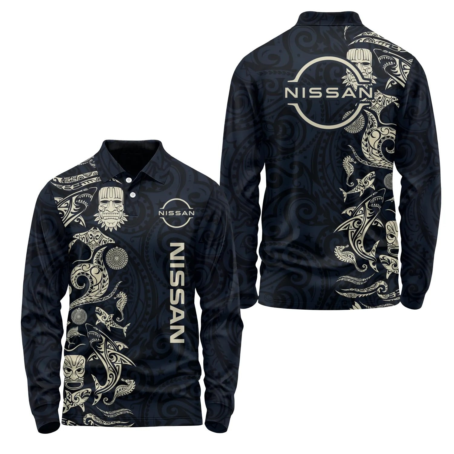 Nissan Long Sleeve Polo SHW033