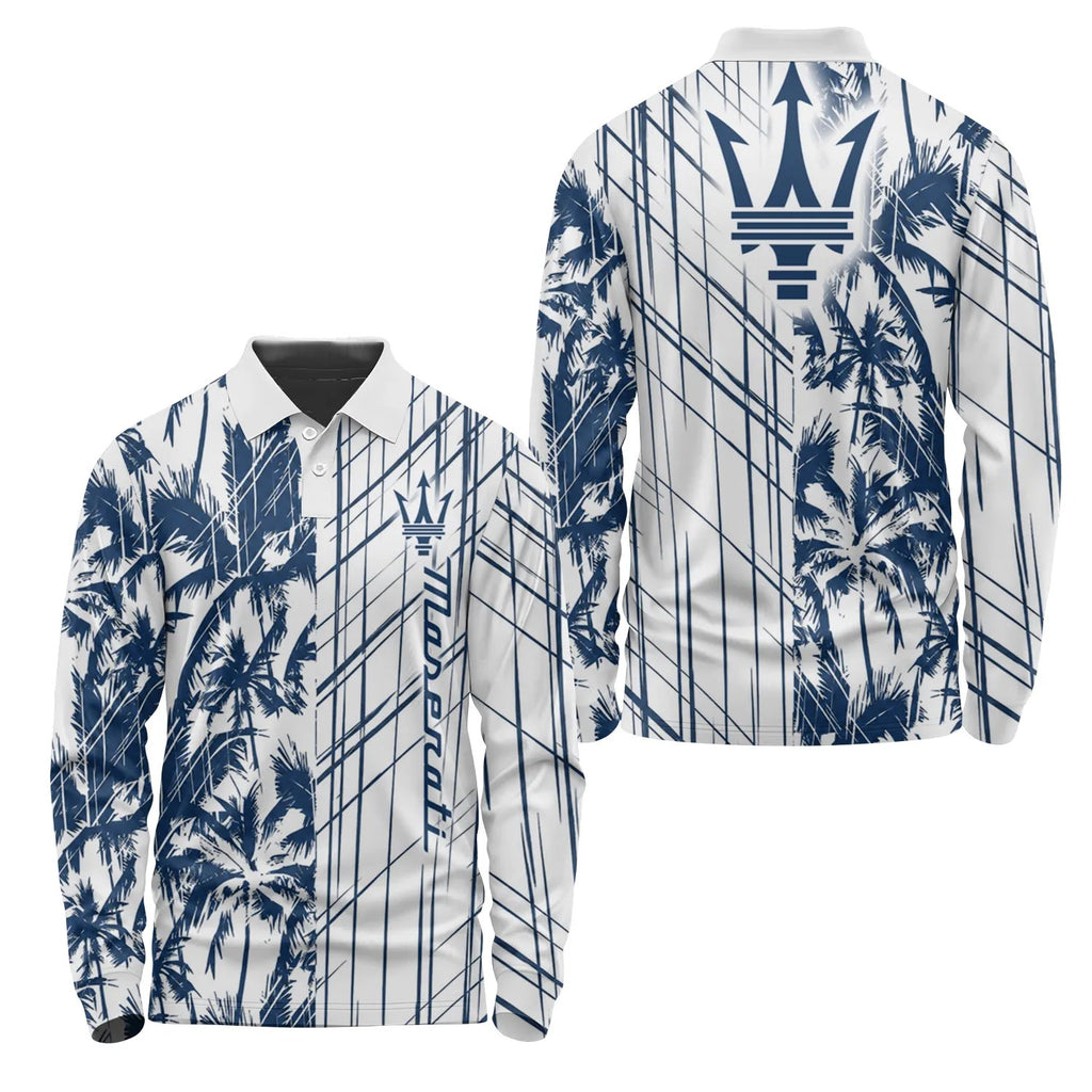 Maserati Long Sleeve Polo SHW041