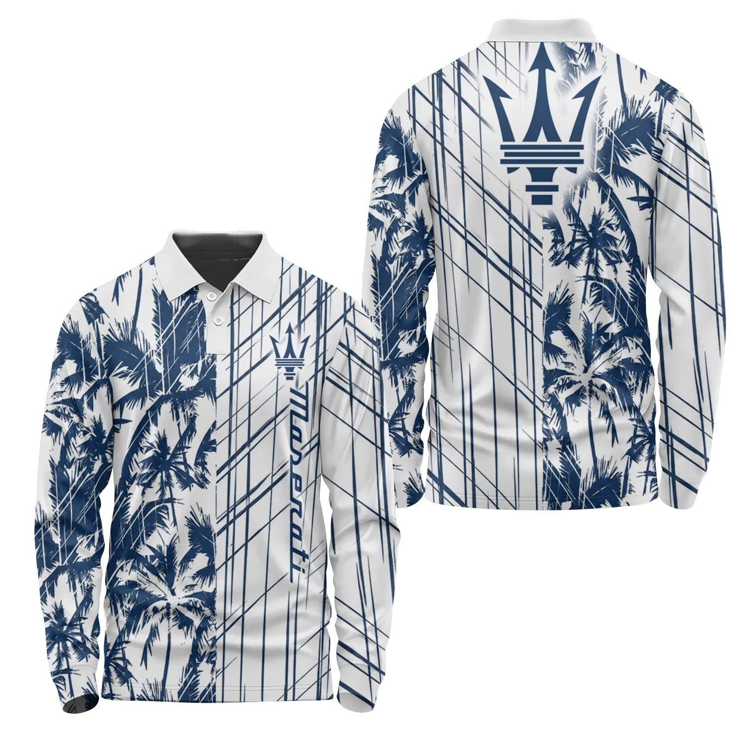 Maserati Long Sleeve Polo SHW041