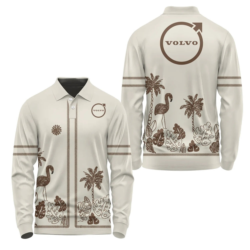 Volvo Long Sleeve Polo SHW044