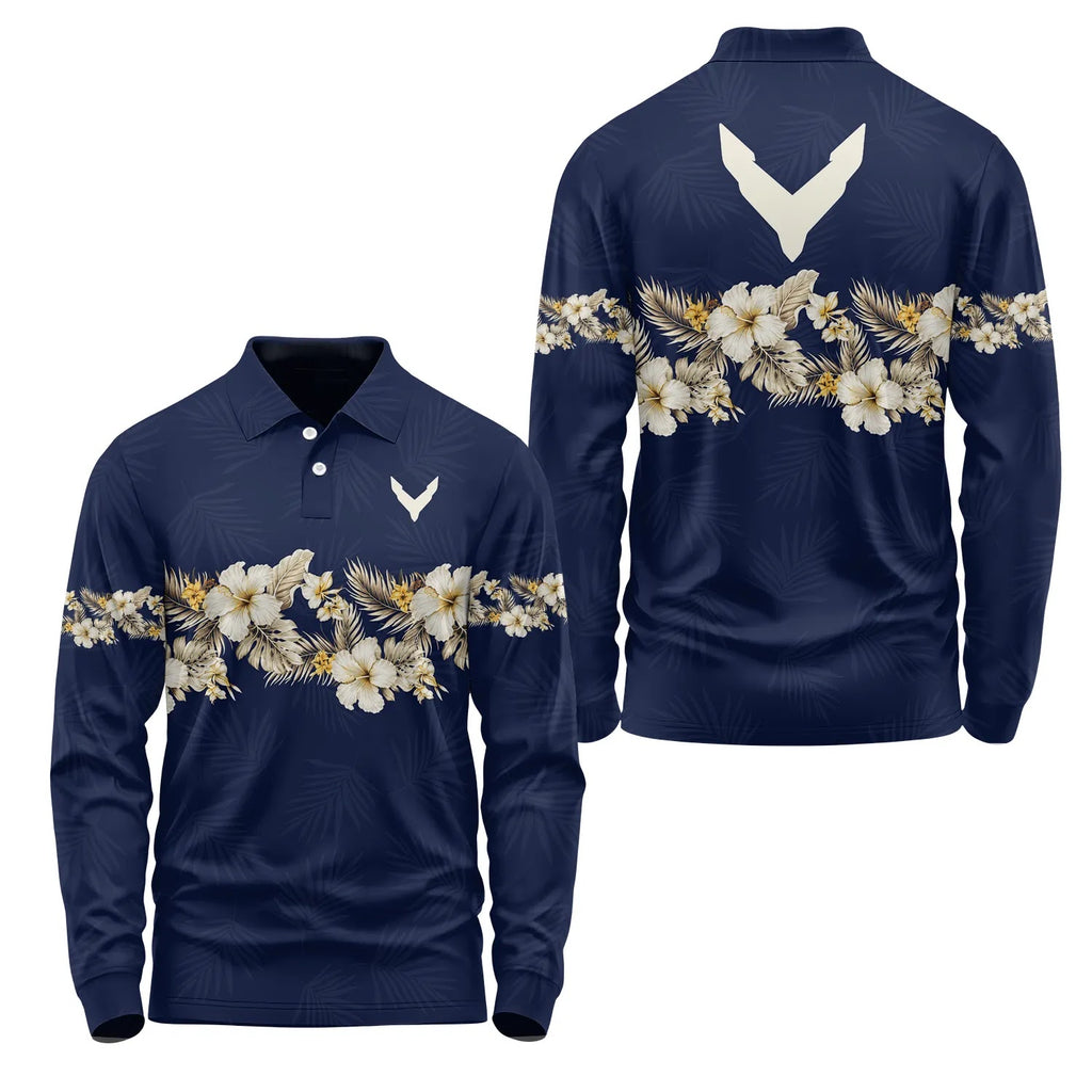 Corvette Long Sleeve Polo SHW047