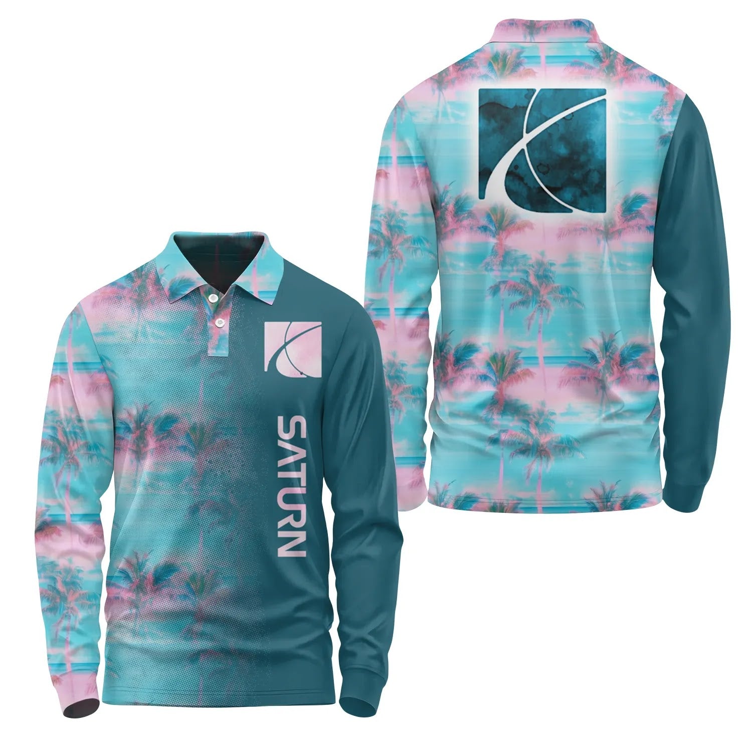 Saturn Long Sleeve Polo SHW058