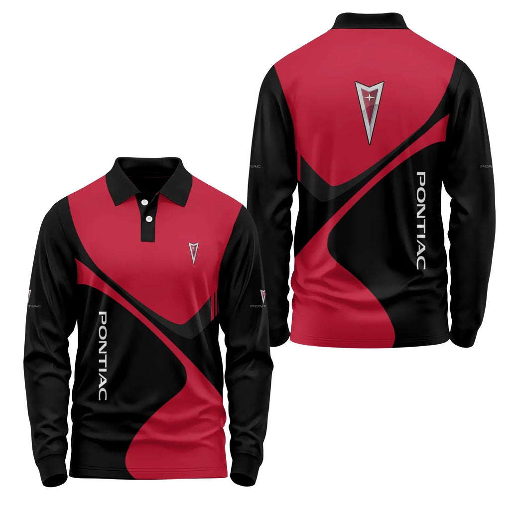 Pontiac Long Sleeve Polo SC058
