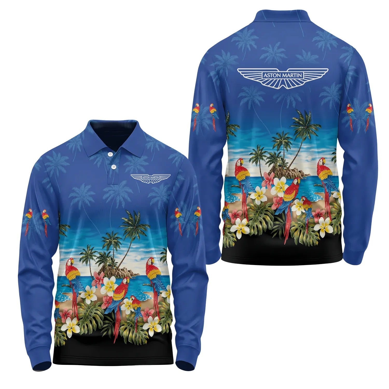 Aston Martin Long Sleeve Polo SHW005