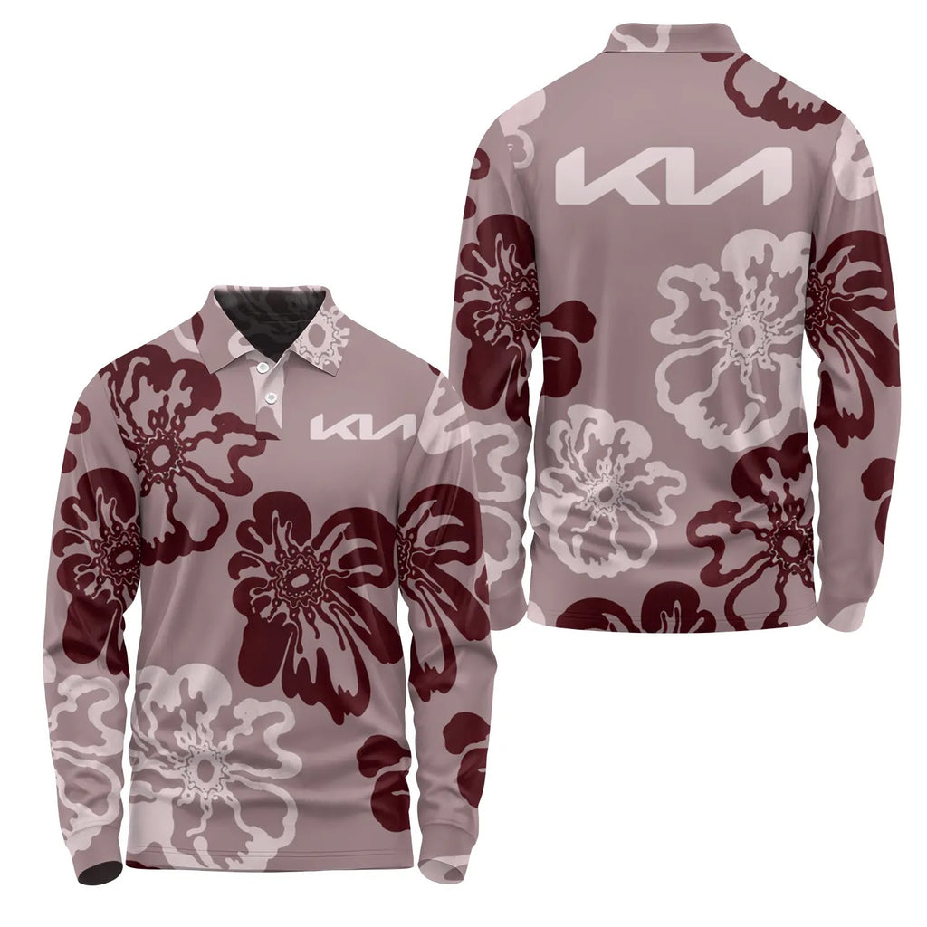 Kia Long Sleeve Polo SHW073
