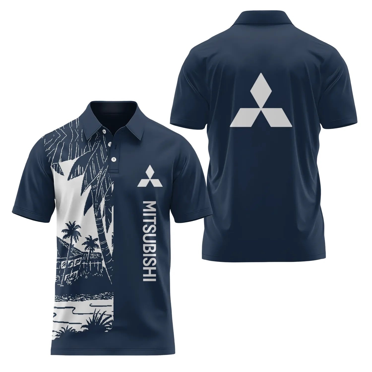 Mitsubishi Short Sleeve Polo SHW031