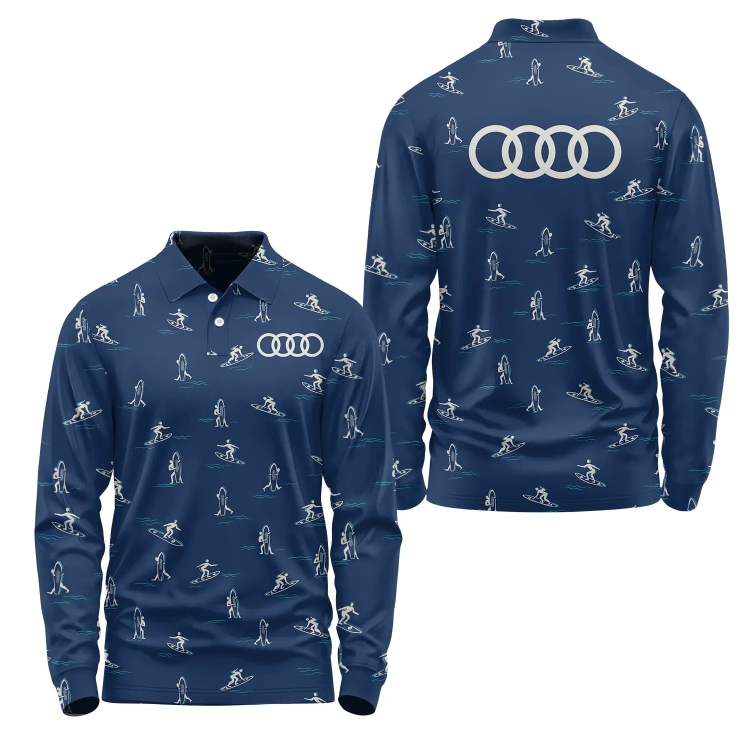 Audi Long Sleeve Polo SHW011