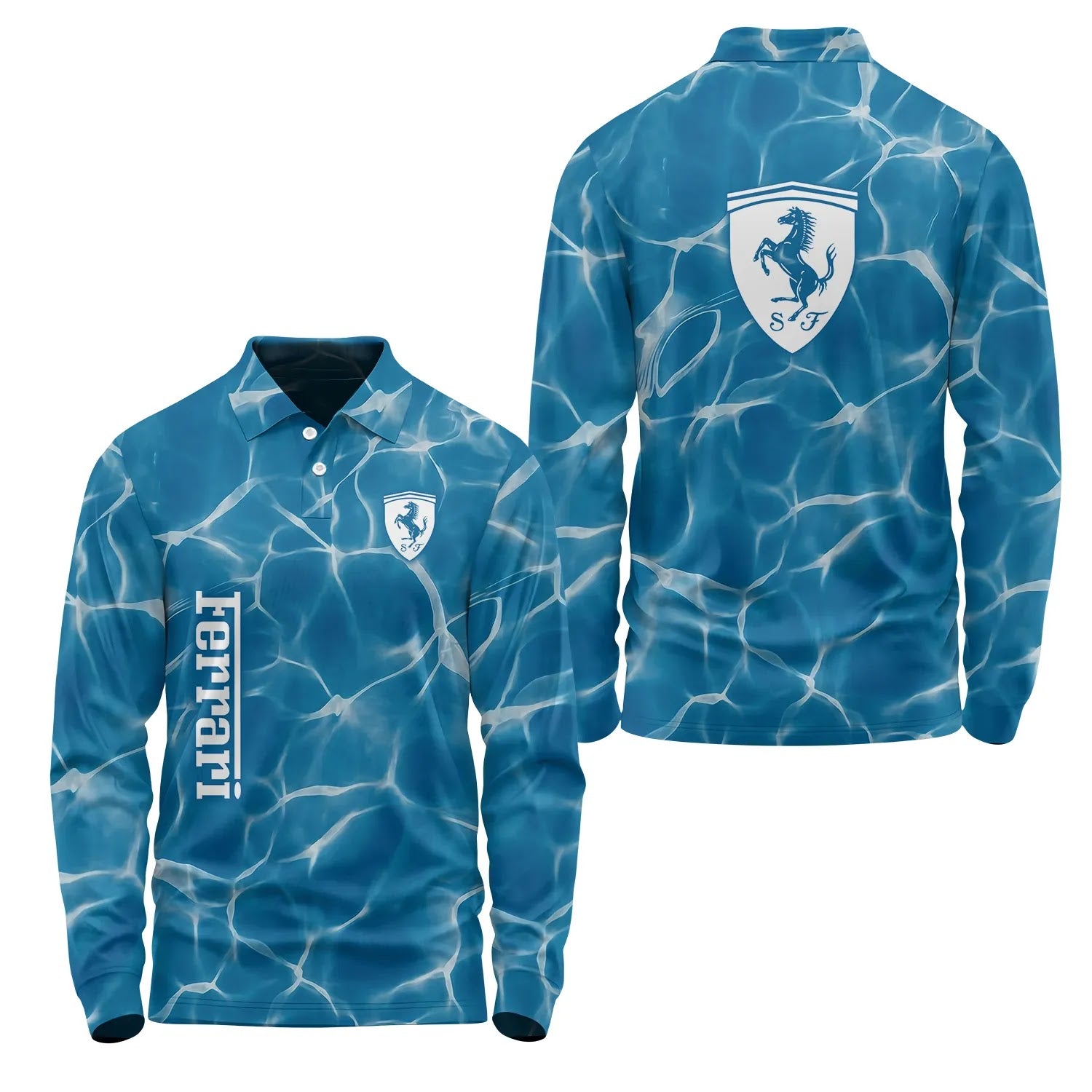 Ferrari Long Sleeve Polo SHW035