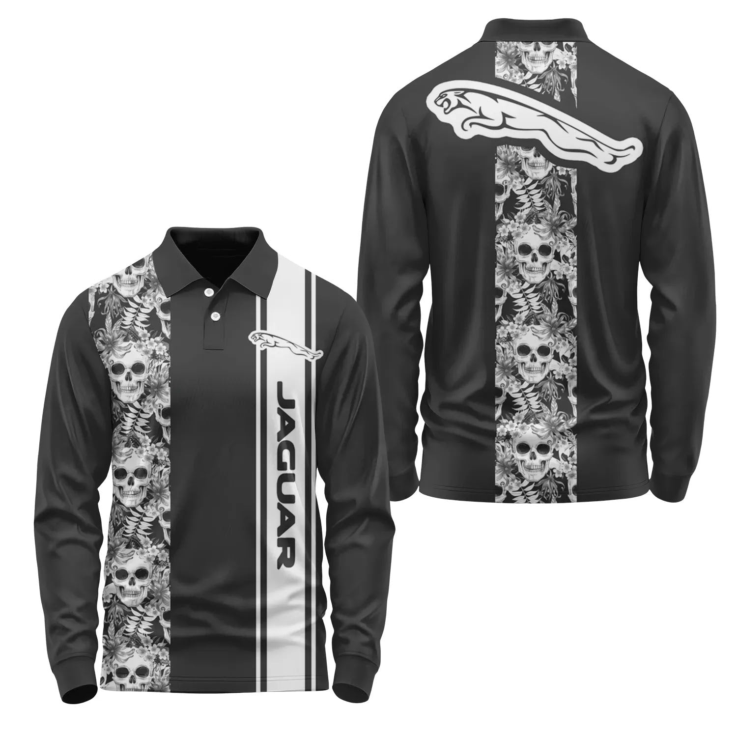 Jaguar Long Sleeve Polo SHW042