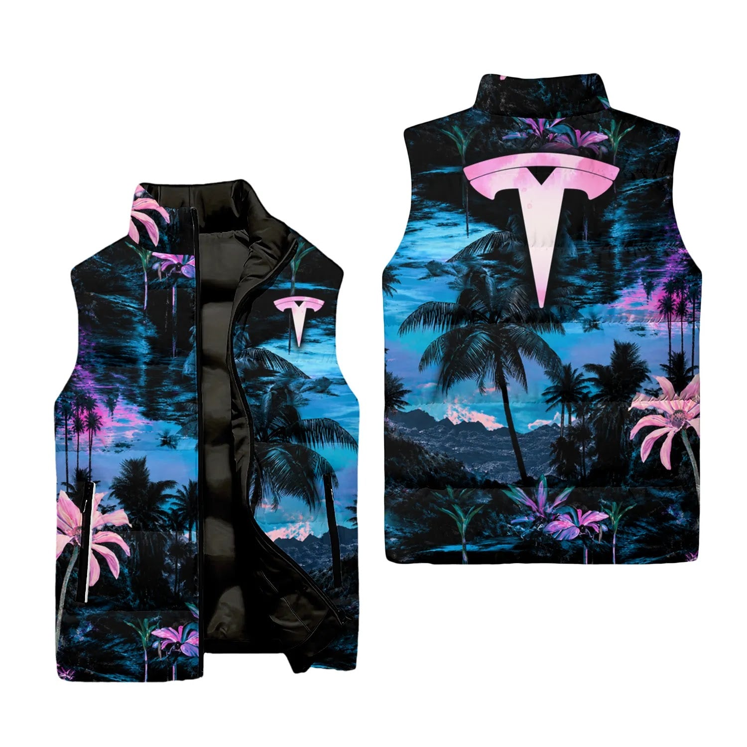 Tesla Sleeveless Puffer Jacket SHW002