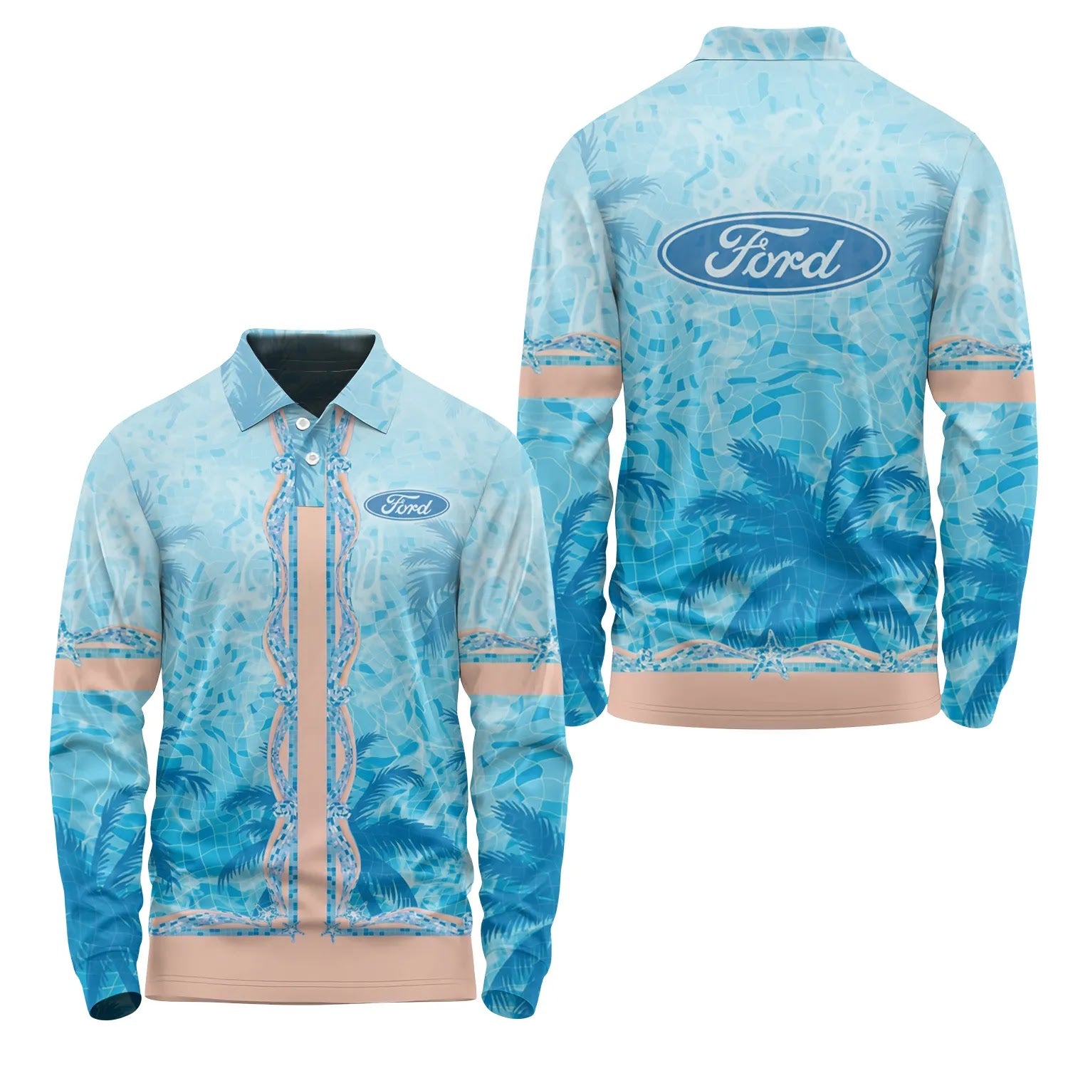 Ford Long Sleeve Polo SHW026