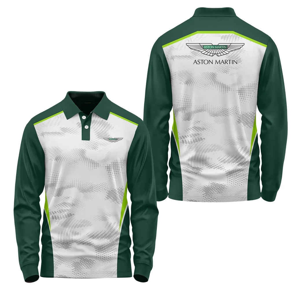 Aston Martin Long Sleeve Polo SC081