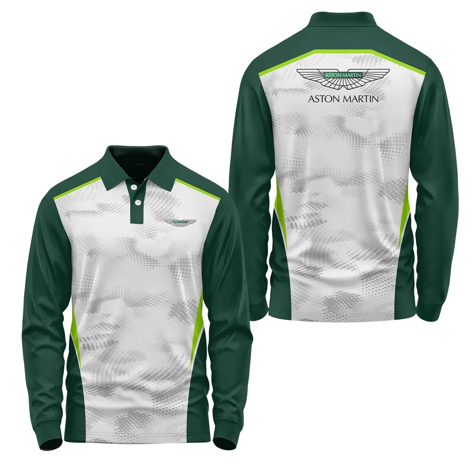 Aston Martin Long Sleeve Polo SC081
