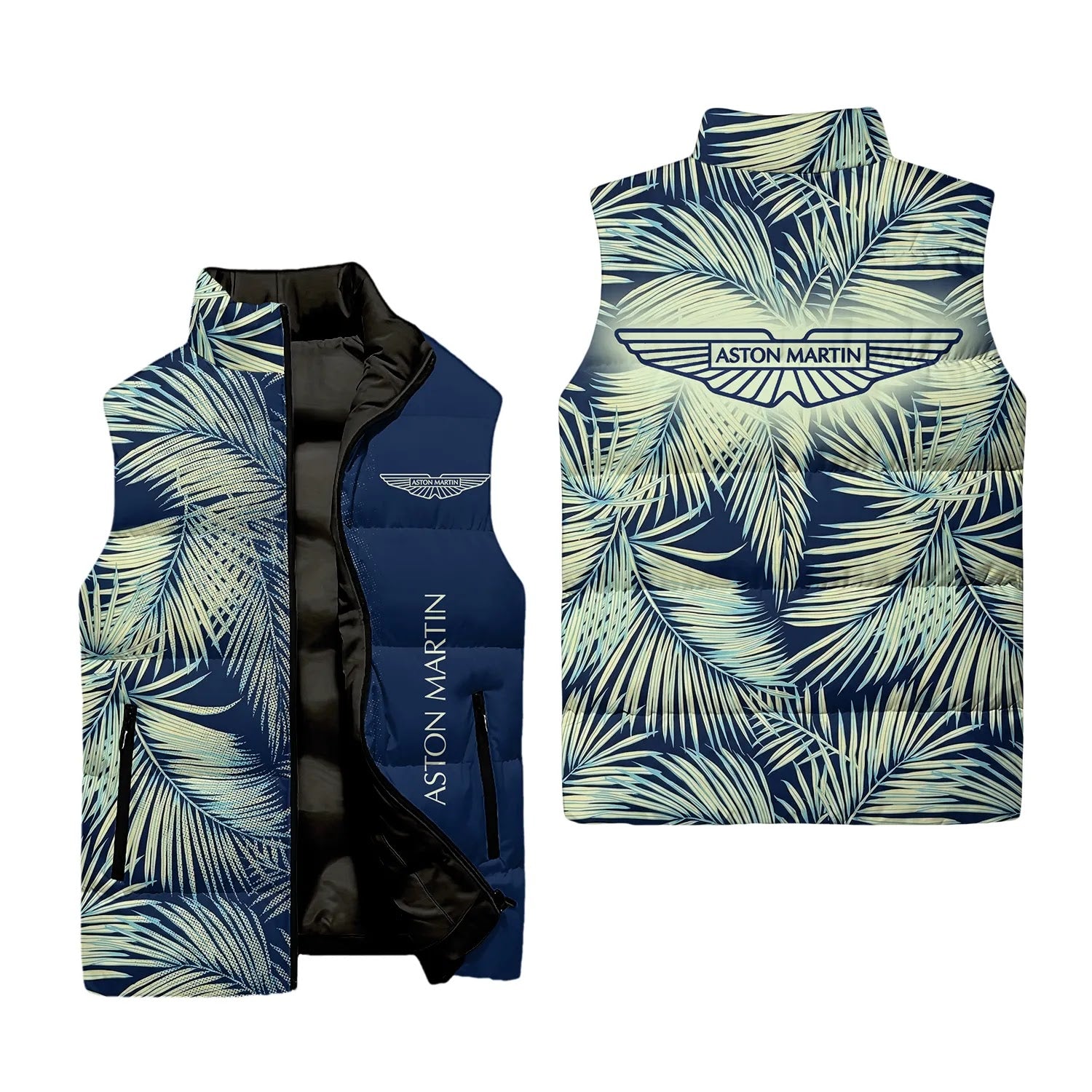 Aston Martin Sleeveless Puffer Jacket SHW003