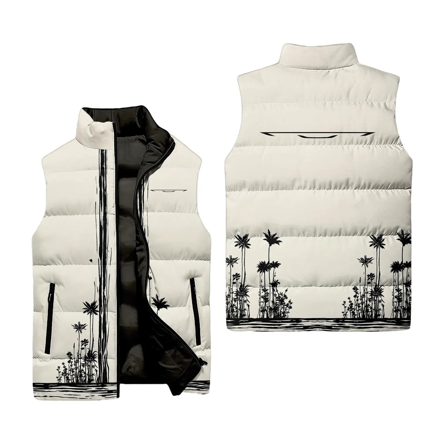 Chrysler Sleeveless Puffer Jacket SHW043