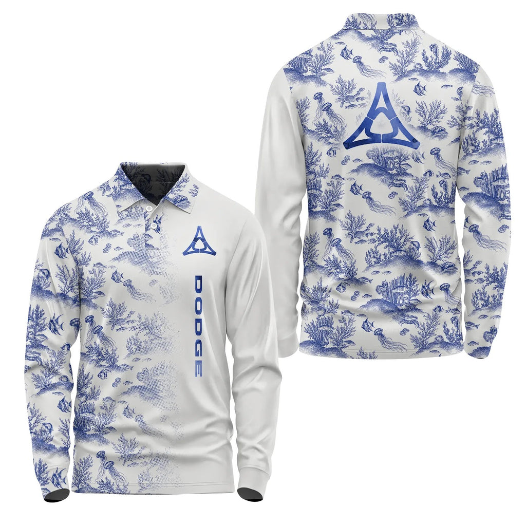 Dodge Long Sleeve Polo SHW009
