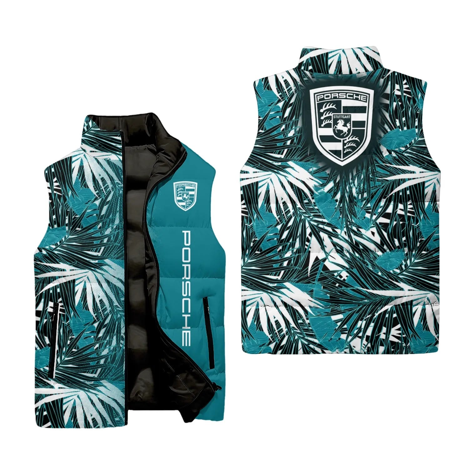 Porsche Sleeveless Puffer Jacket SHW060