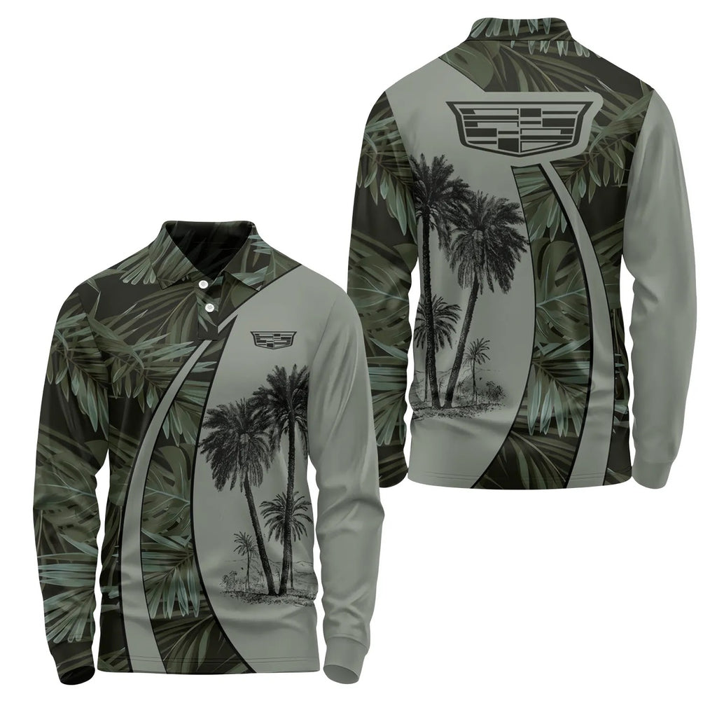 Cadillac Long Sleeve Polo SHW063