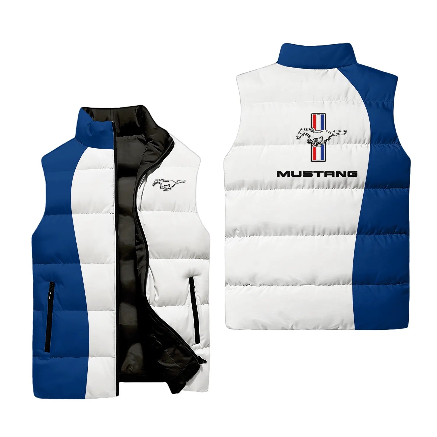 Ford Mustang Sleeveless Puffer Jacket SC055